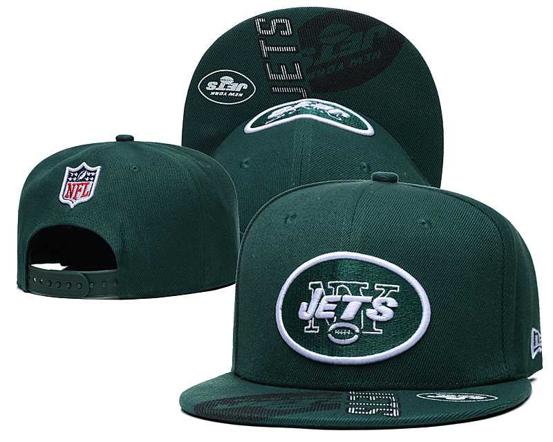 New York Jets Team Logo Adjustable Hat GS (2)